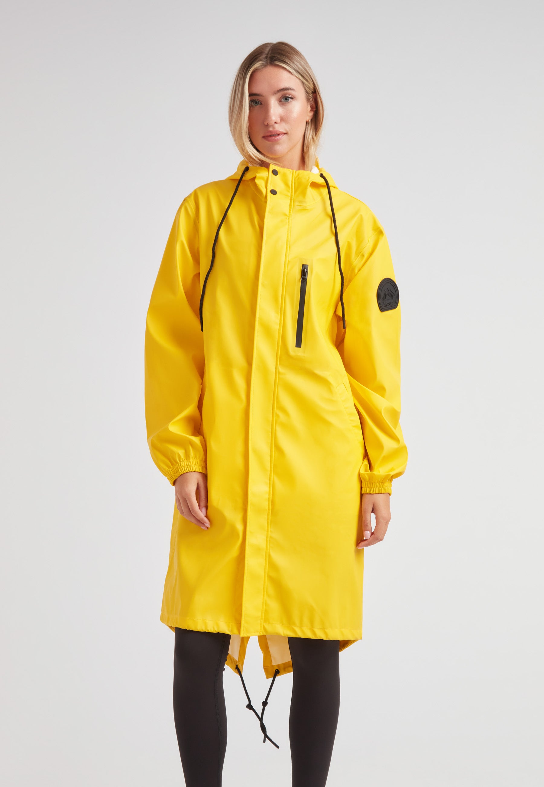 Shop Unisex ELEMENTS Raincoat in Yellow JACK1T