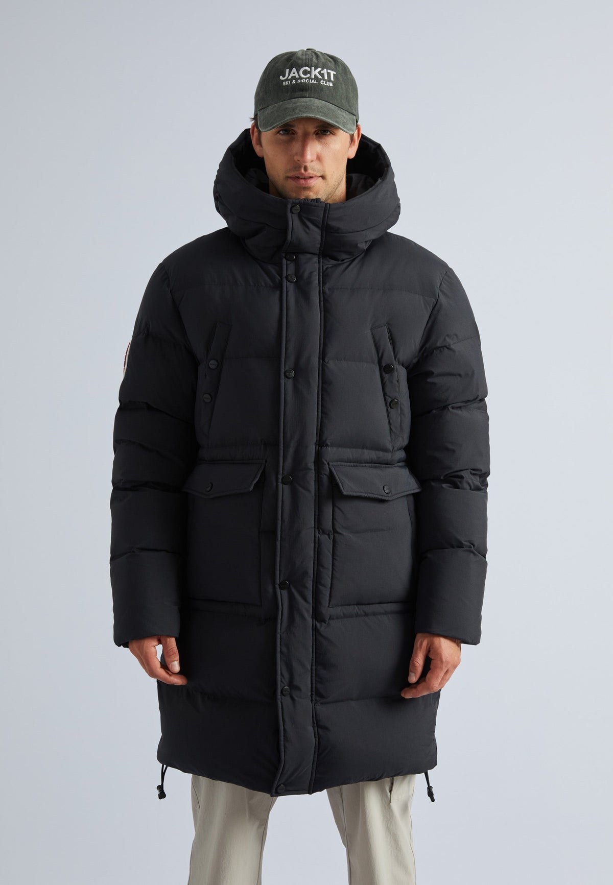 Nomad Down Coat Black by JACK1T