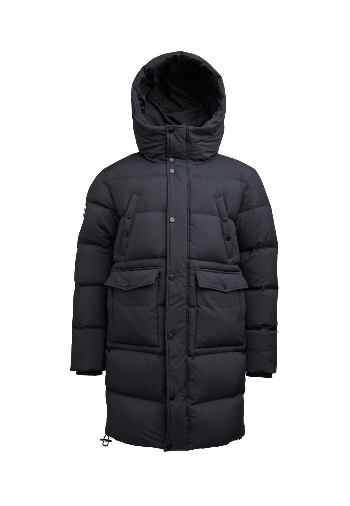 Nomad Down Coat flat lay swatch