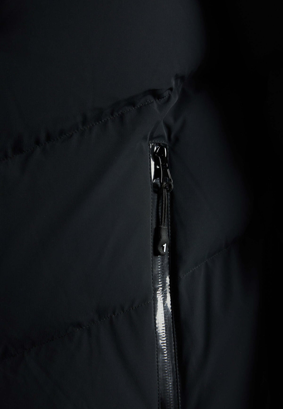 Lock Hood Puffer Jacket Black by JACK1T