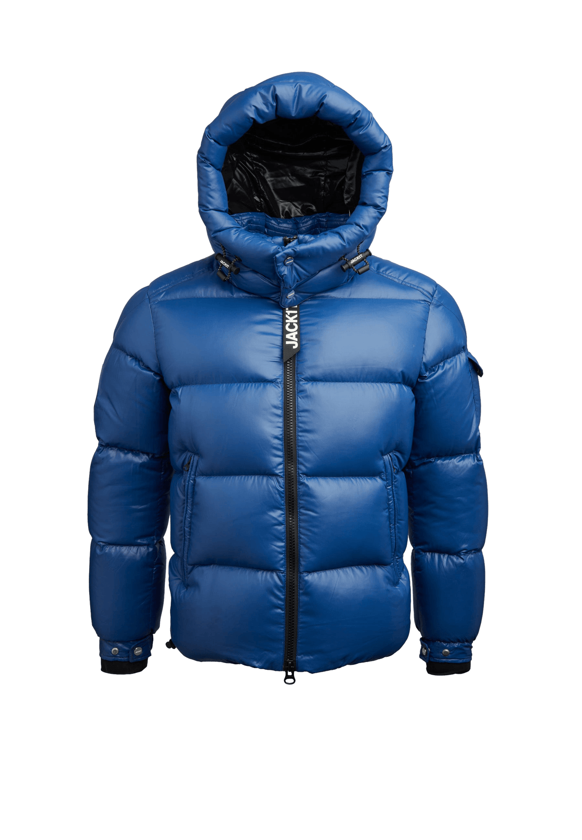 EZ Slick Puffer Hooded Jacket V2 flat lay swatch