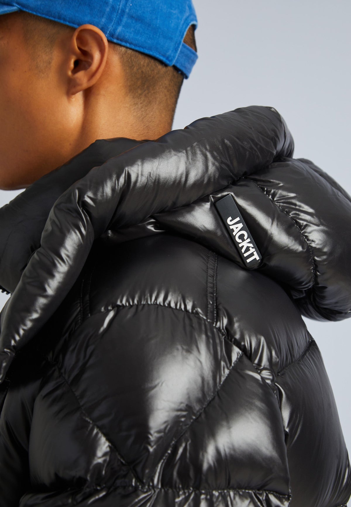 Front Runner Slick Puffer Jacket Black by JACK1T