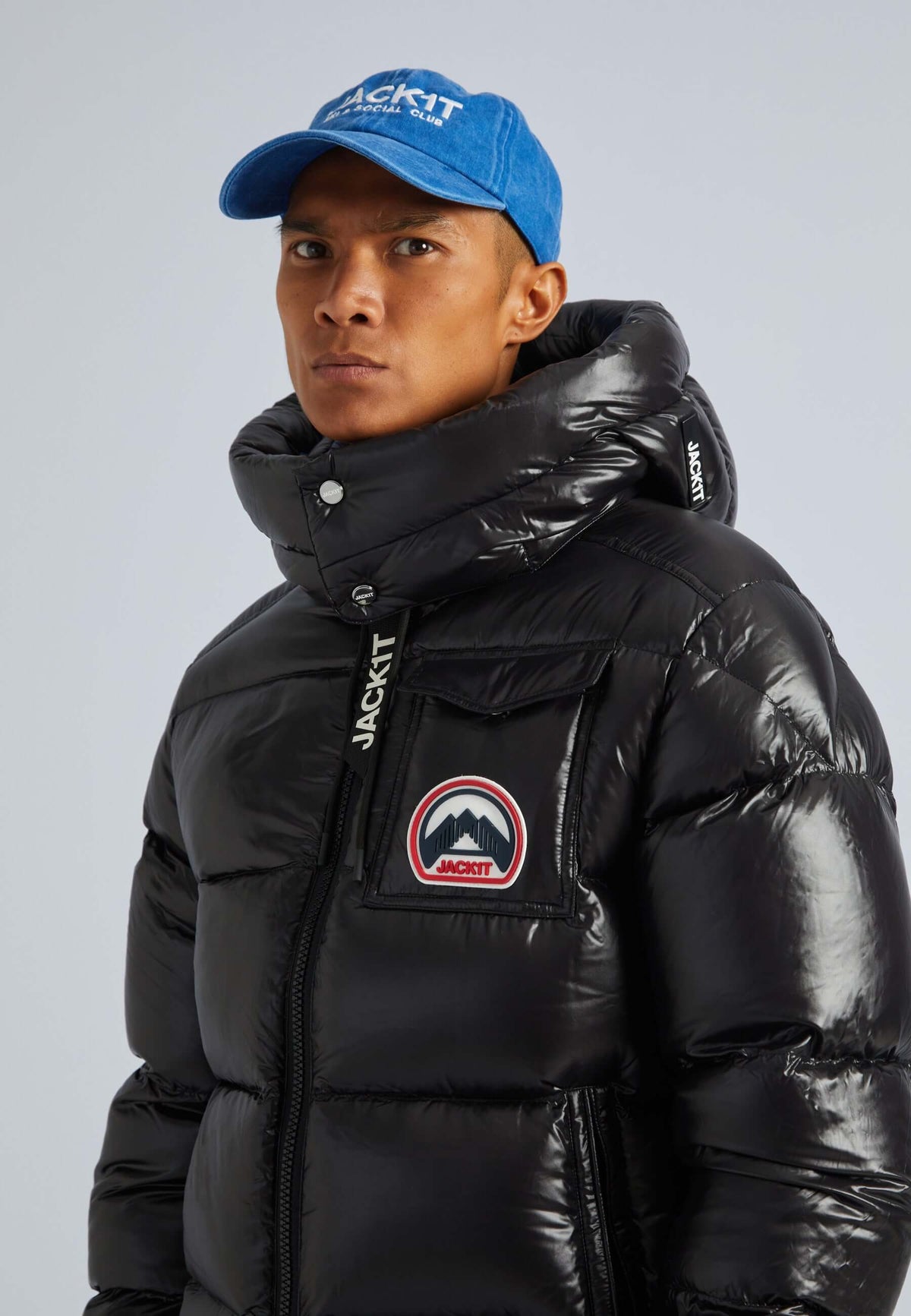 Front Runner Slick Puffer Jacket Black by JACK1T