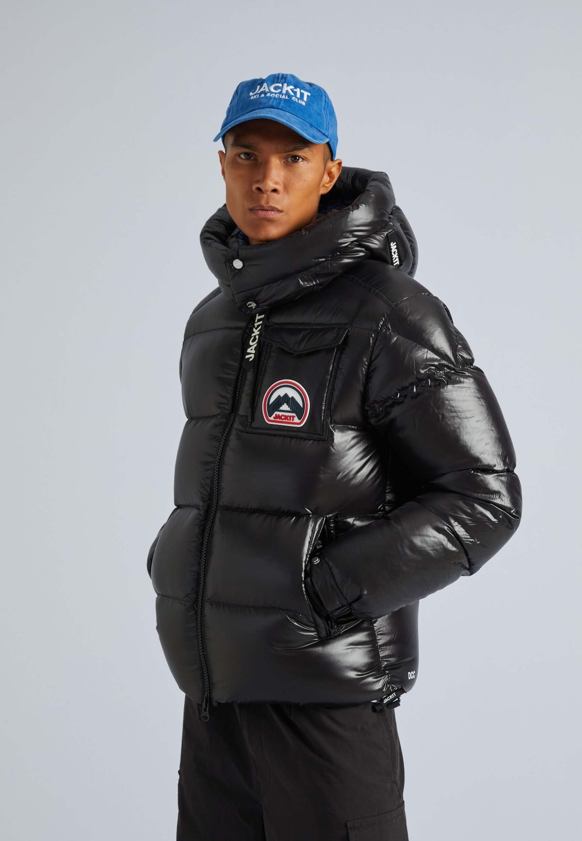 Front Runner Slick Puffer Jacket Black by JACK1T