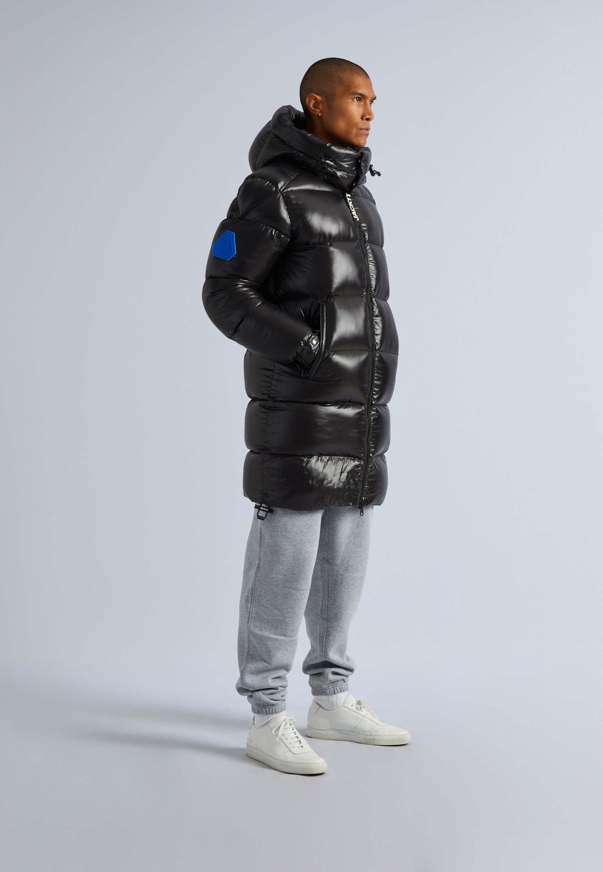 EZ Slick Puffer Hooded Coat Black/Black by JACK1T