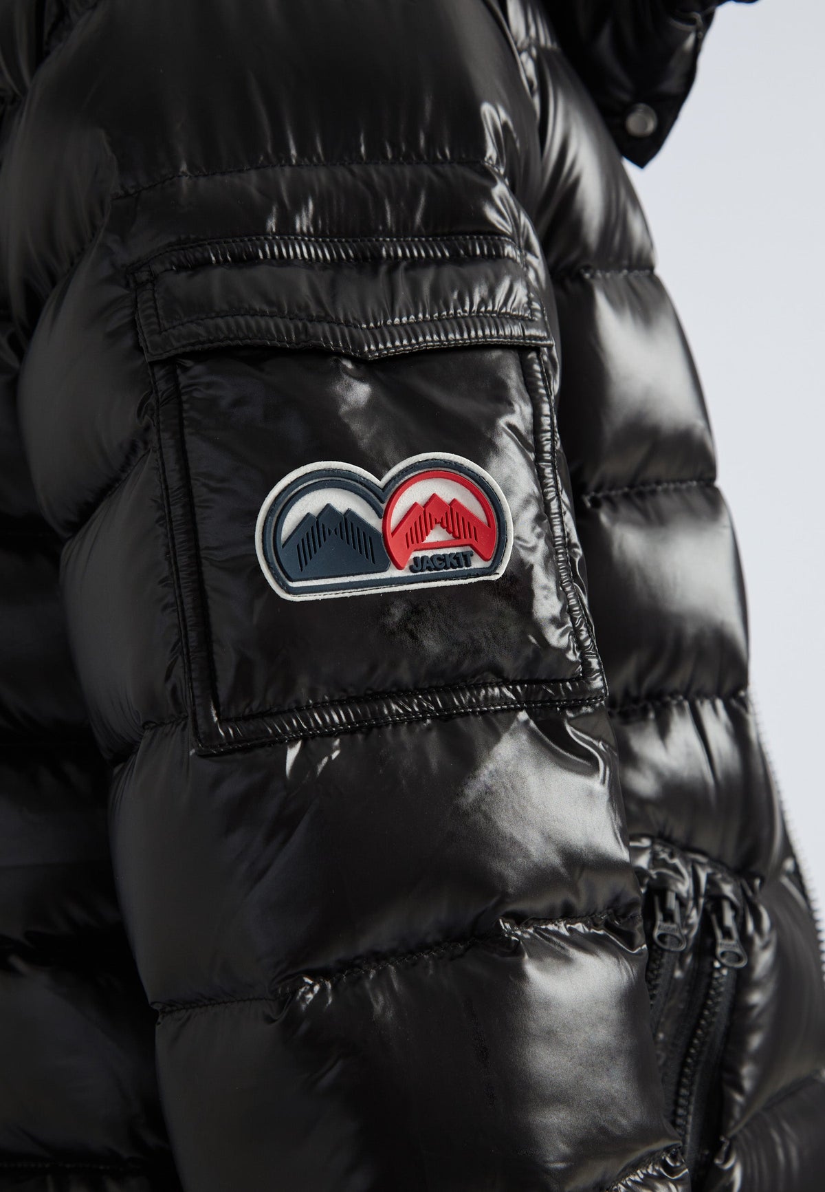 Squadra Slick Hooded Jacket Black by JACK1T