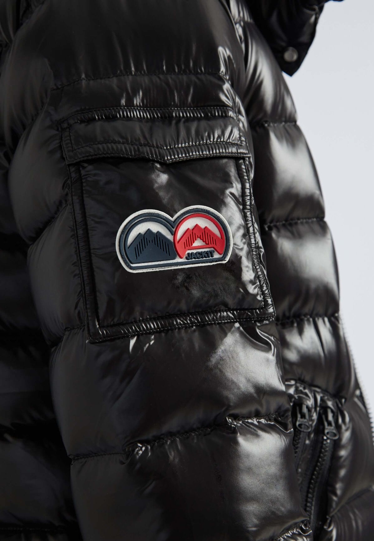 Squadra Slick Hooded Jacket Black by JACK1T