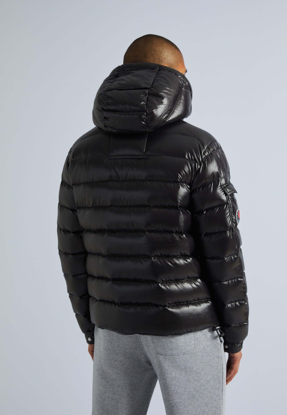 Squadra Slick Hooded Jacket Black by JACK1T