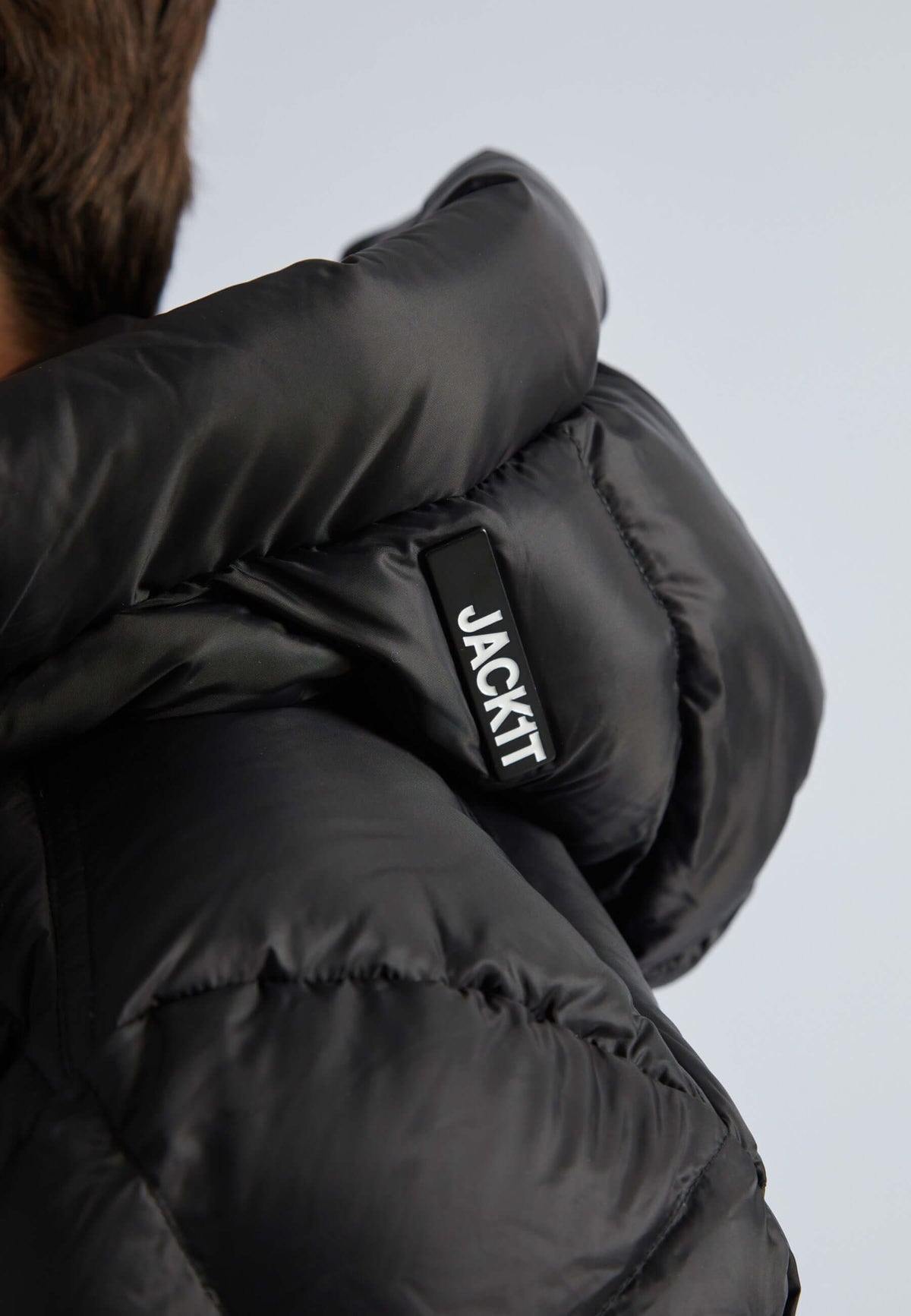 EZ Dry Puffer Hooded Jacket Black by JACK1T
