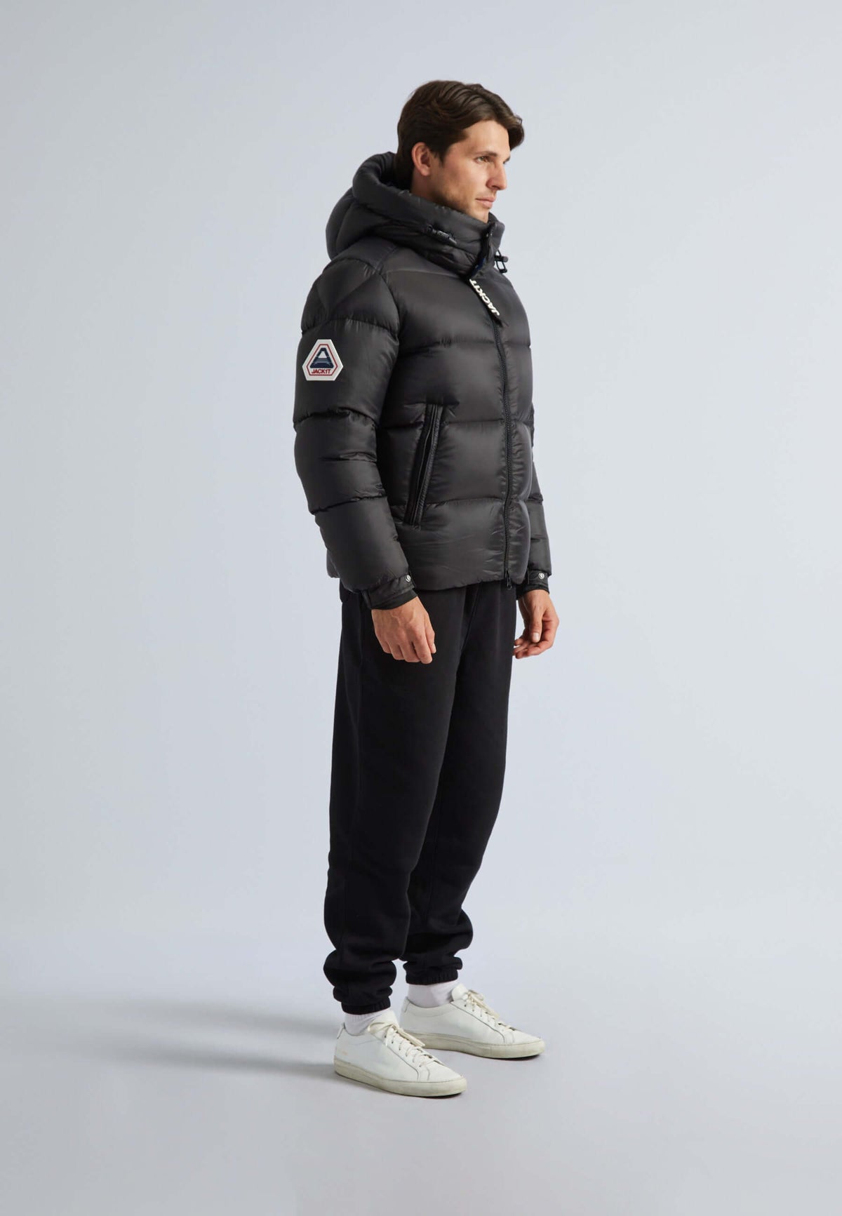 EZ Dry Puffer Hooded Jacket Black by JACK1T