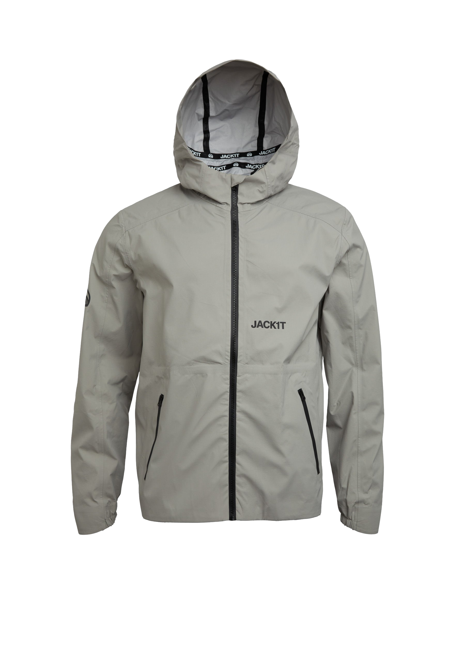 LEVITATE Waterproof Windbreaker Jacket flat lay swatch