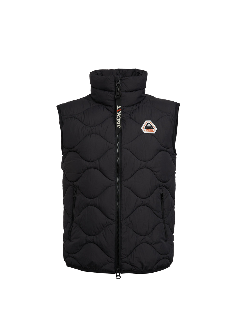 ORB1T Quilted Gilet flat lay swatch