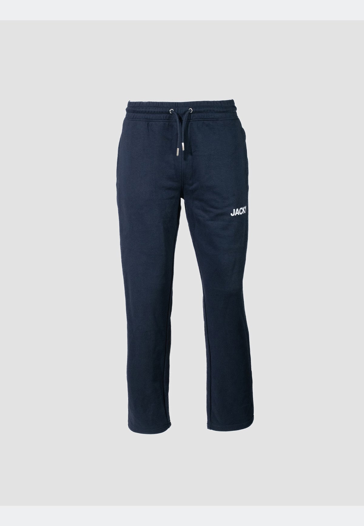 Navy joggers with elasticated waistband and side pockets for a relaxed everyday look.