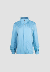 men's blue windbreaker lightweight and water-resistant, perfect for spring and summer weather.