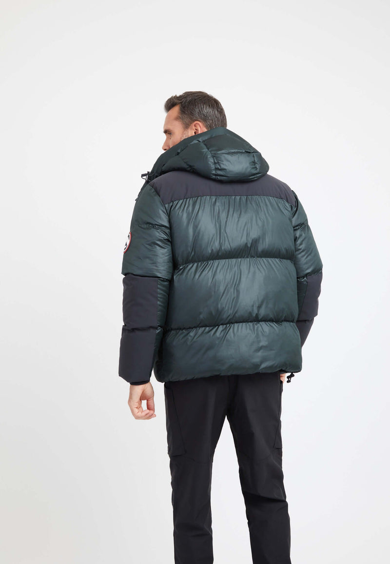 Expedition Parka Olive on model full length by JACK1T