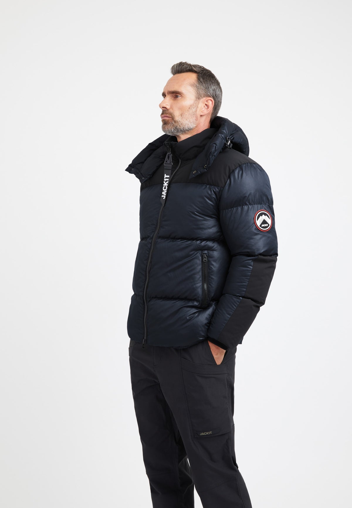 Expedition Parka Navy styled shot by JACK1T