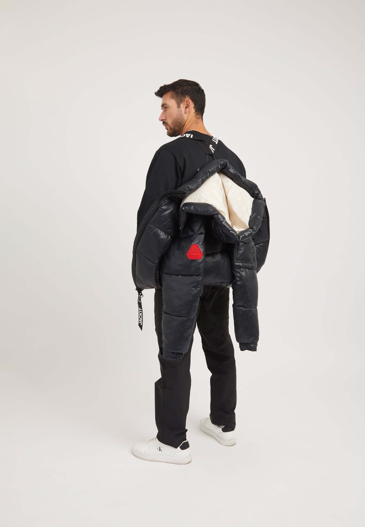 EZ Slick Racer Jacket Black/Stone styled shot by JACK1T