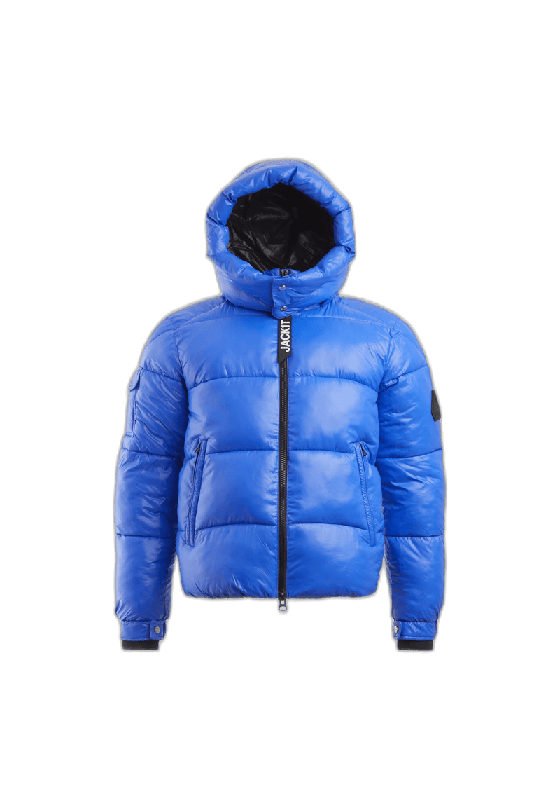 EZ Slick Racer Jacket Glacial Blue flat lay cutout