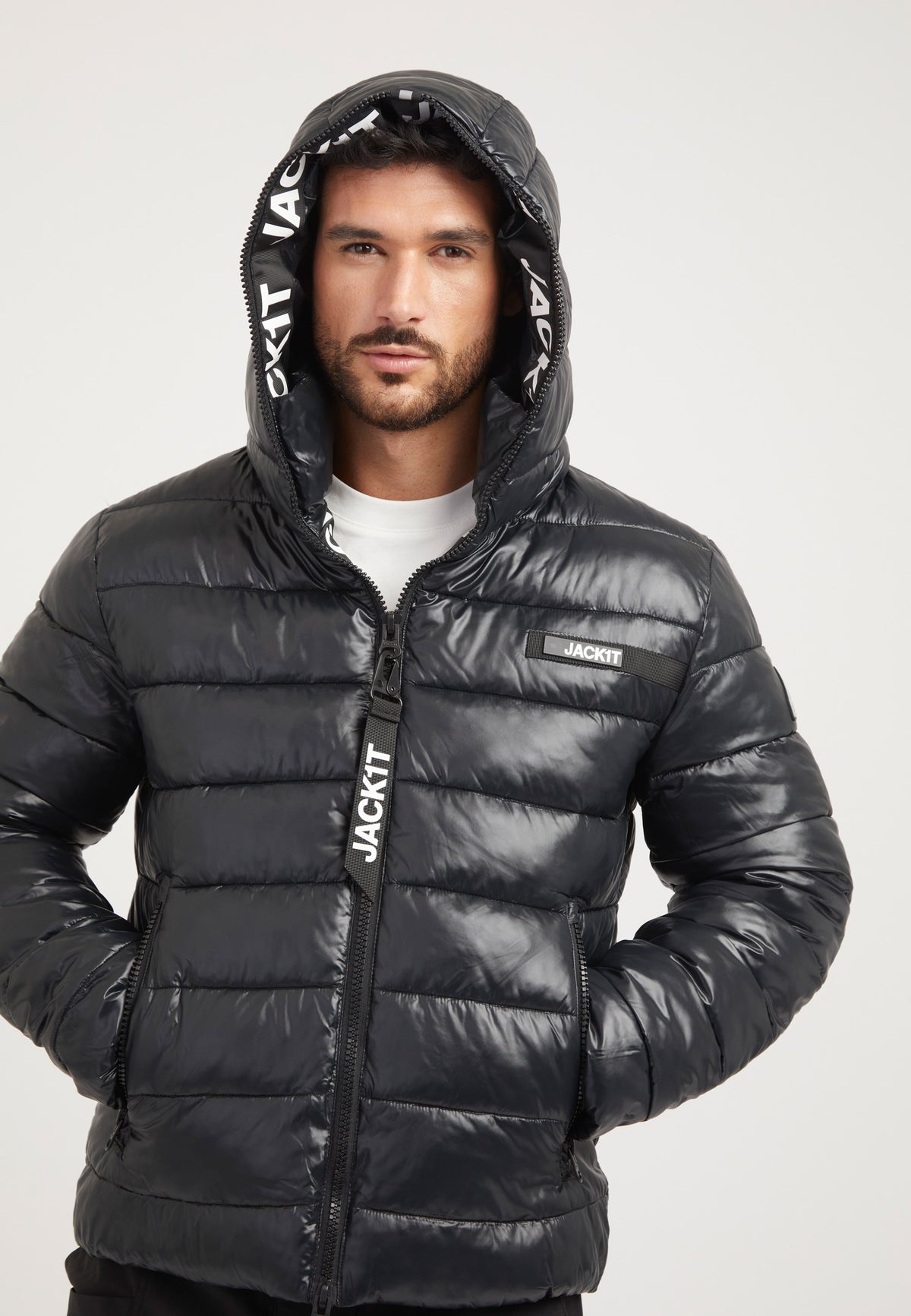 R3D Slick Racer Jacket Black styled shot by JACK1T