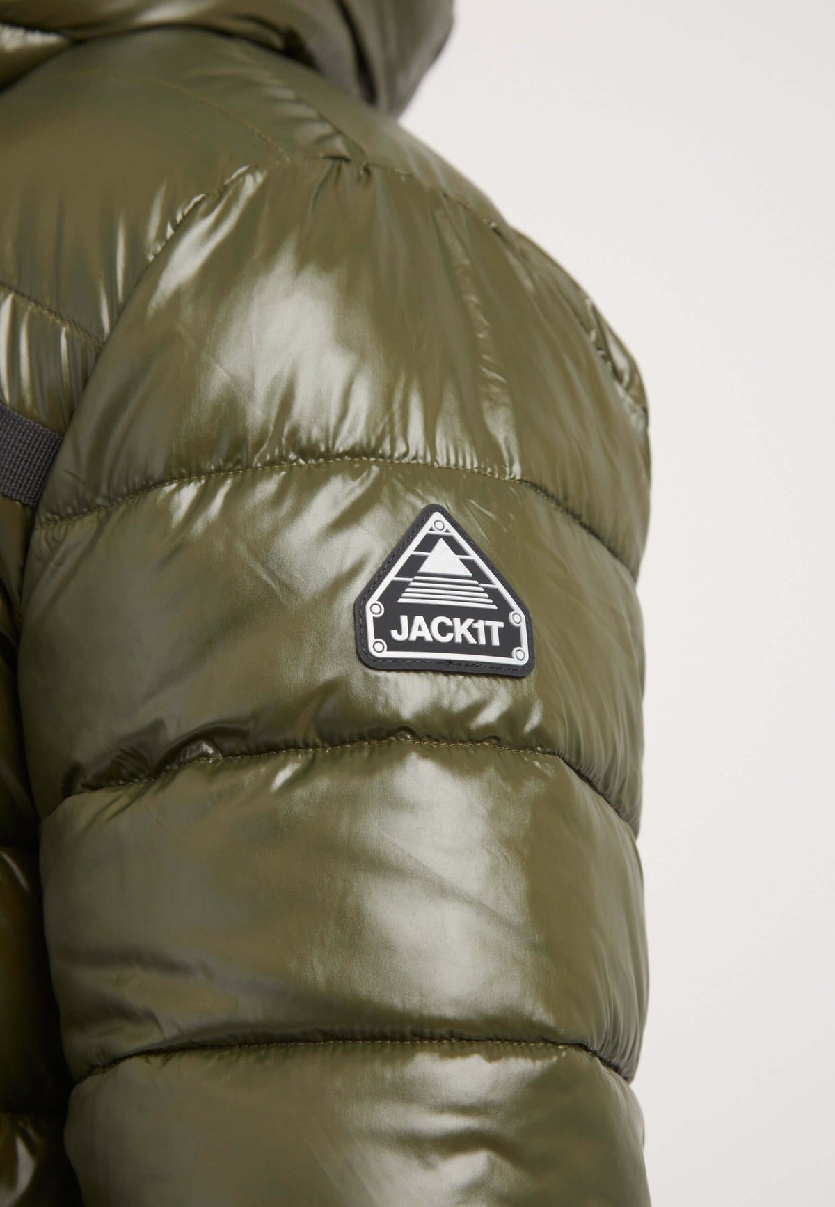 R3D Slick Racer Jacket Olive detail shot by JACK1T