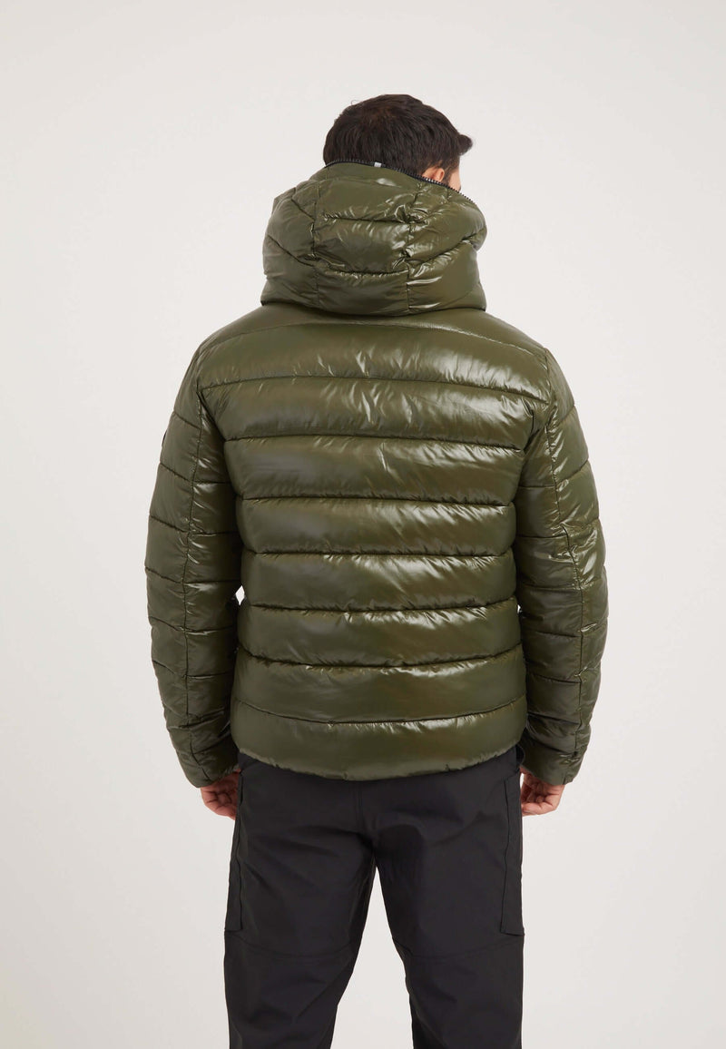 R3D Slick Racer Jacket Olive on model full length by JACK1T