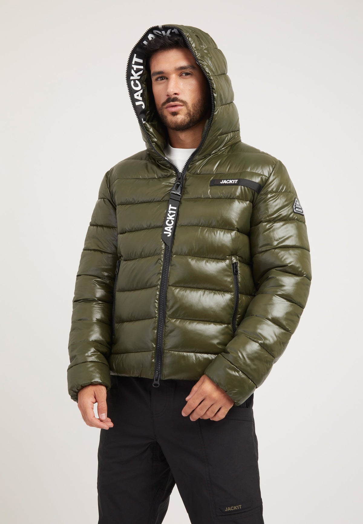 R3D Slick Racer Jacket Olive styled shot by JACK1T