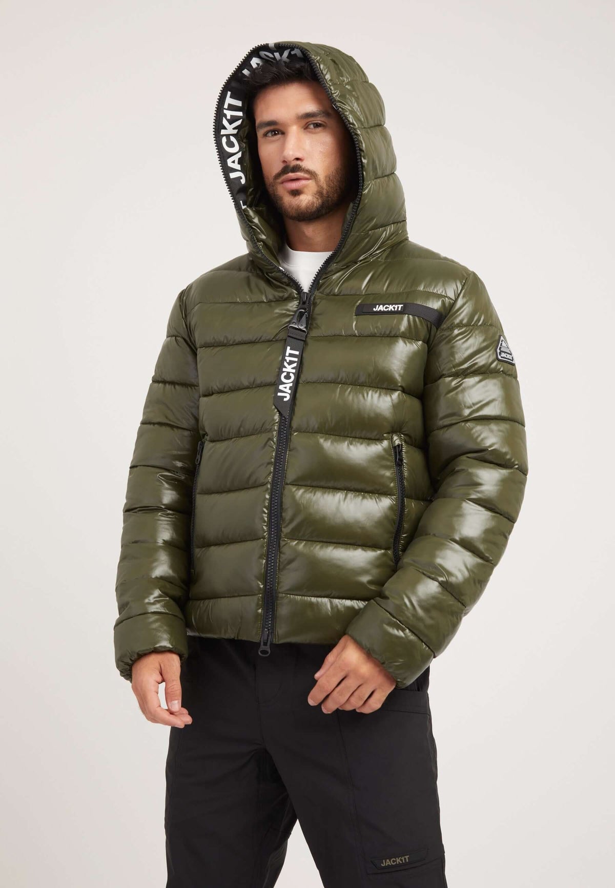 R3D Slick Racer Jacket Olive styled shot by JACK1T