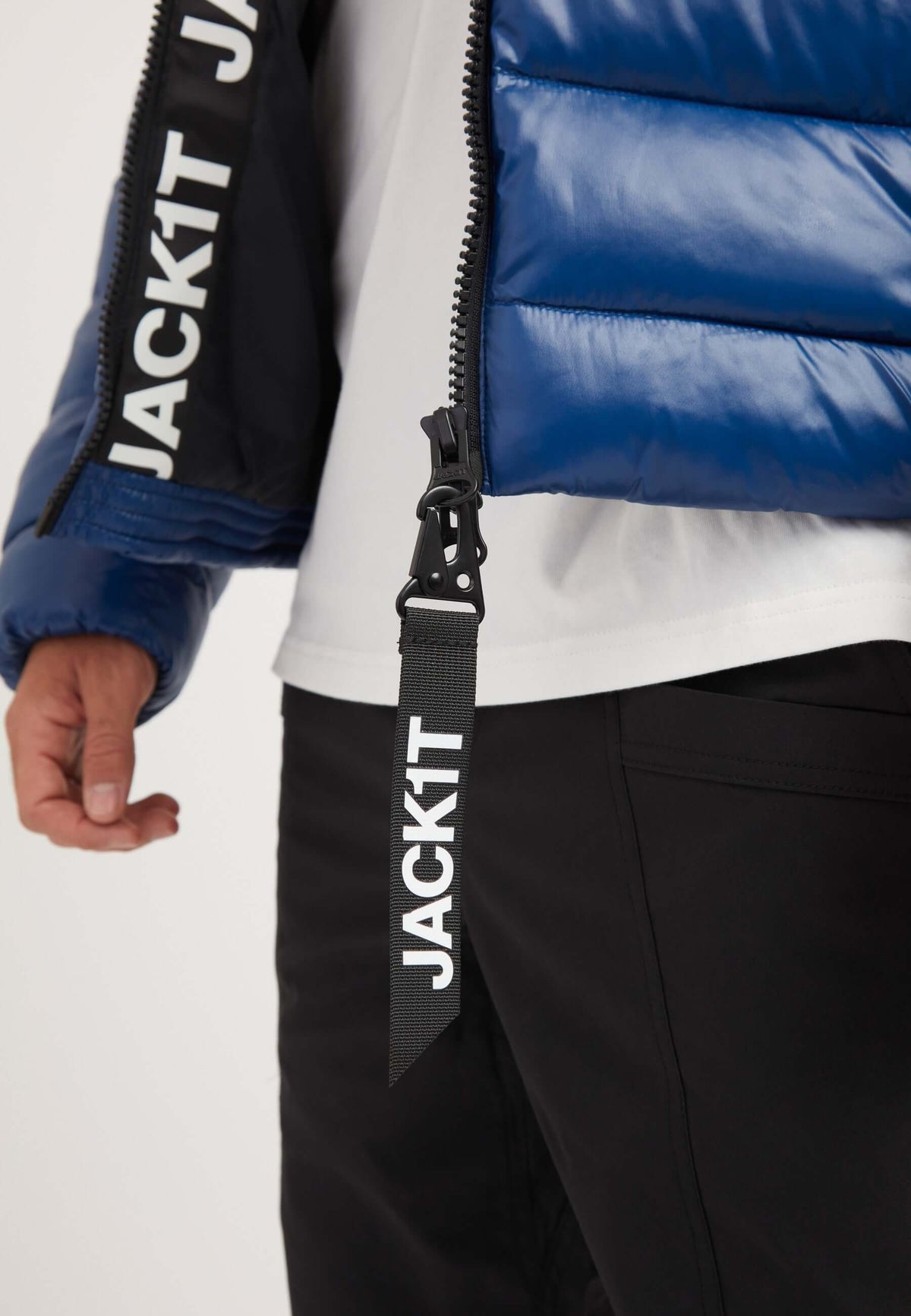 R3D Slick Racer Jacket Royal detail shot by JACK1T