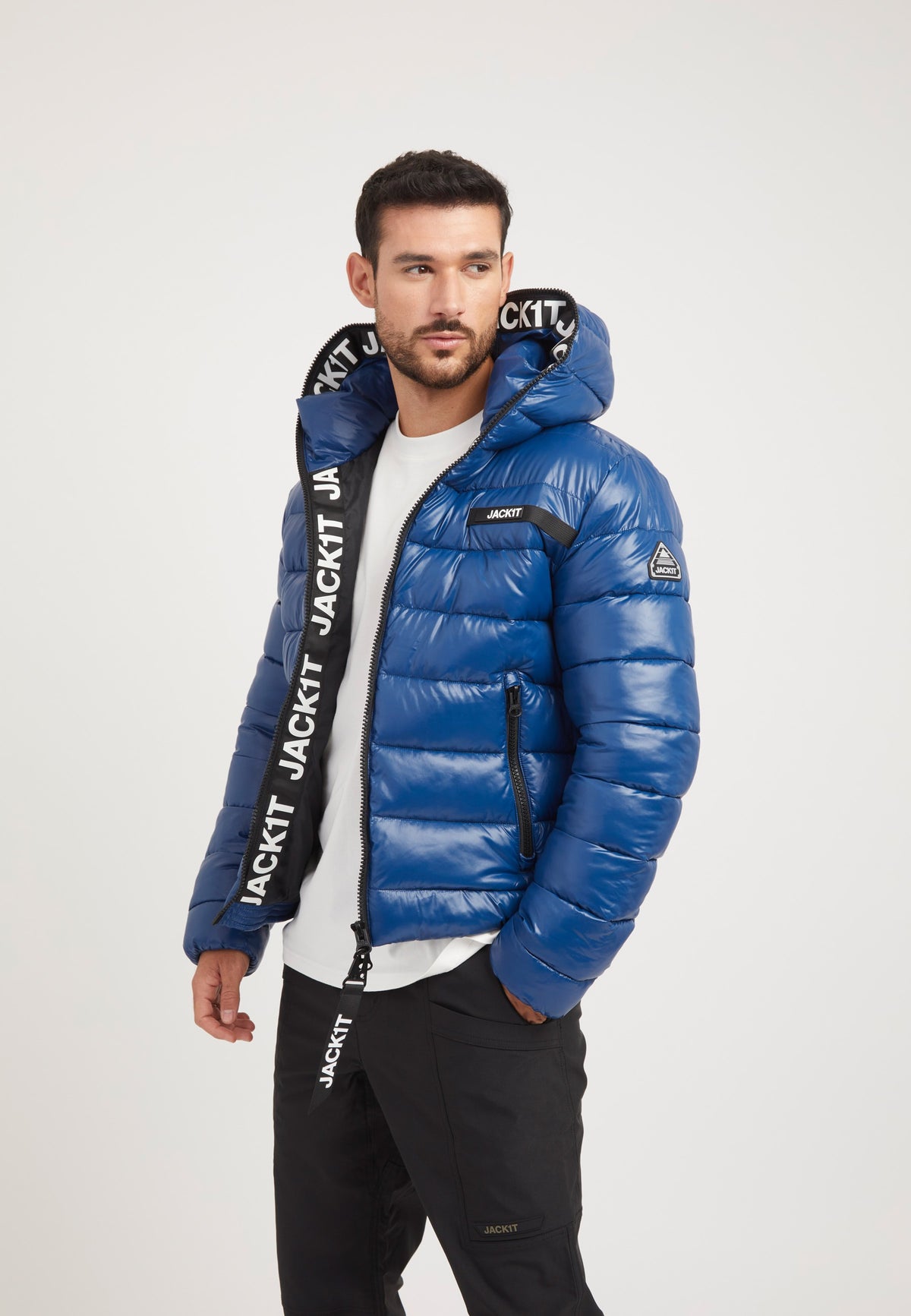 R3D Slick Racer Jacket Royal styled shot by JACK1T