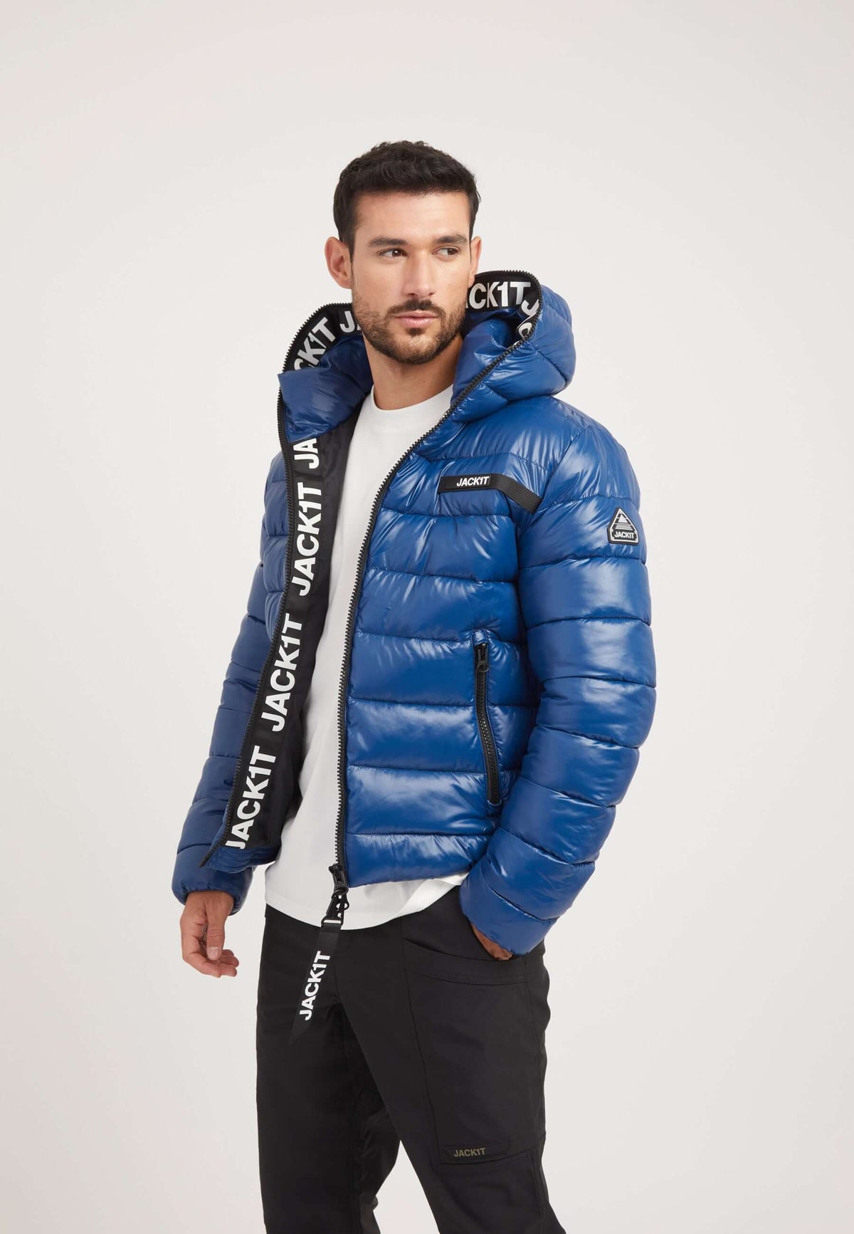 R3D Slick Racer Jacket Royal styled shot by JACK1T
