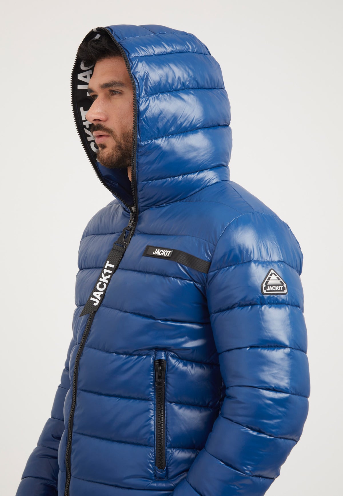 R3D Slick Racer Jacket Royal styled shot by JACK1T