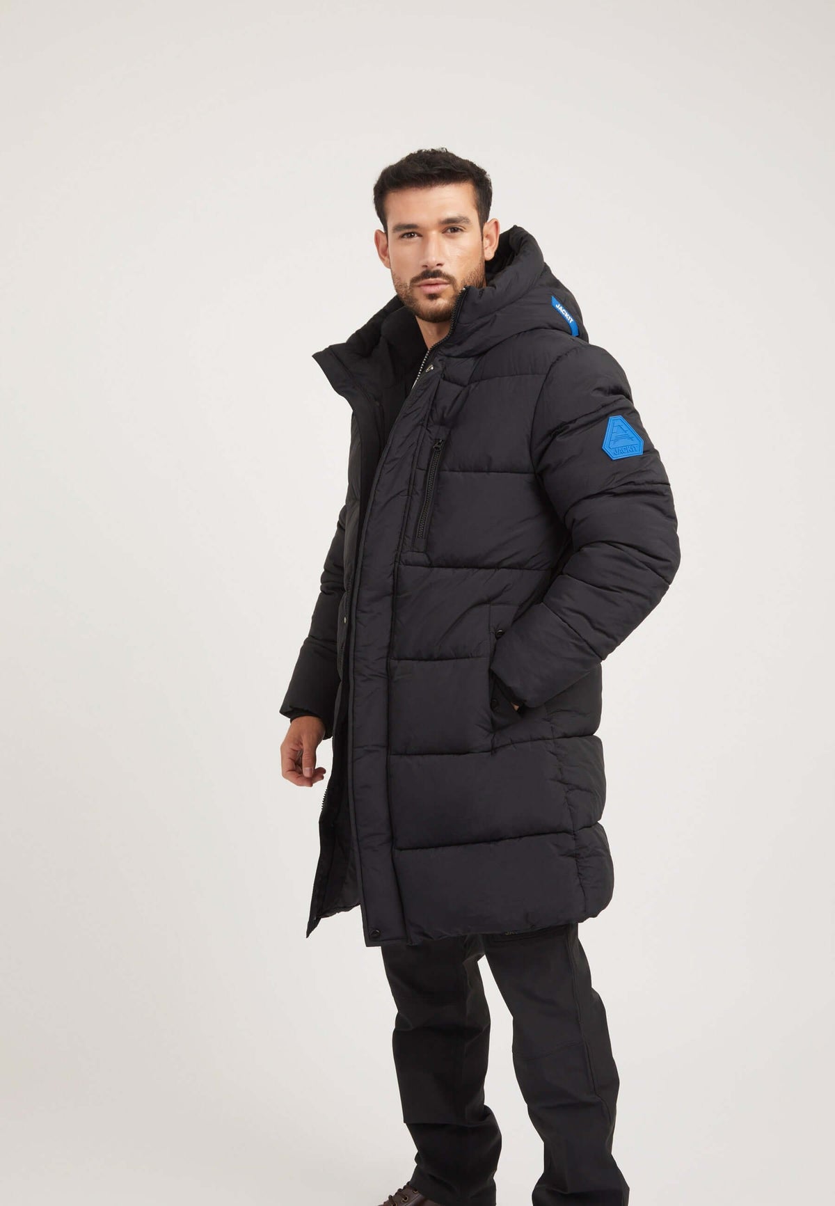 Nomad ONELOFT Parka Coat 2.0 Black styled shot by JACK1T