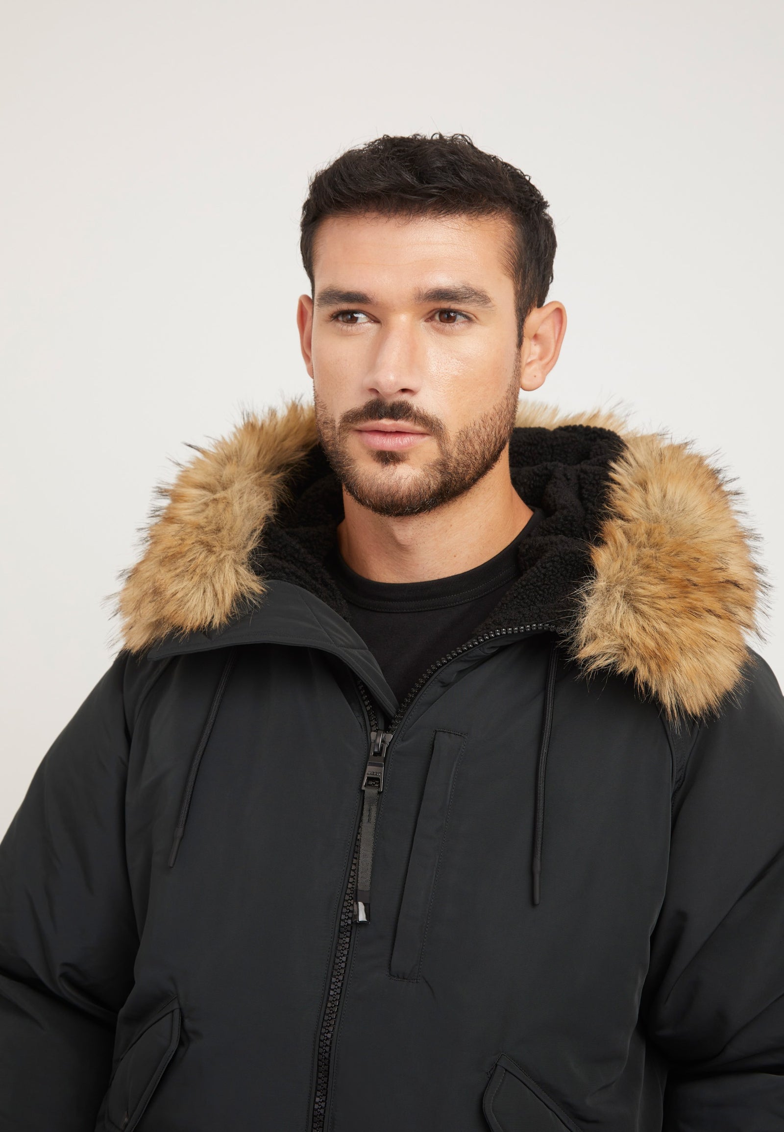 First Rescue Bomber Jacket Black detail shot by JACK1T