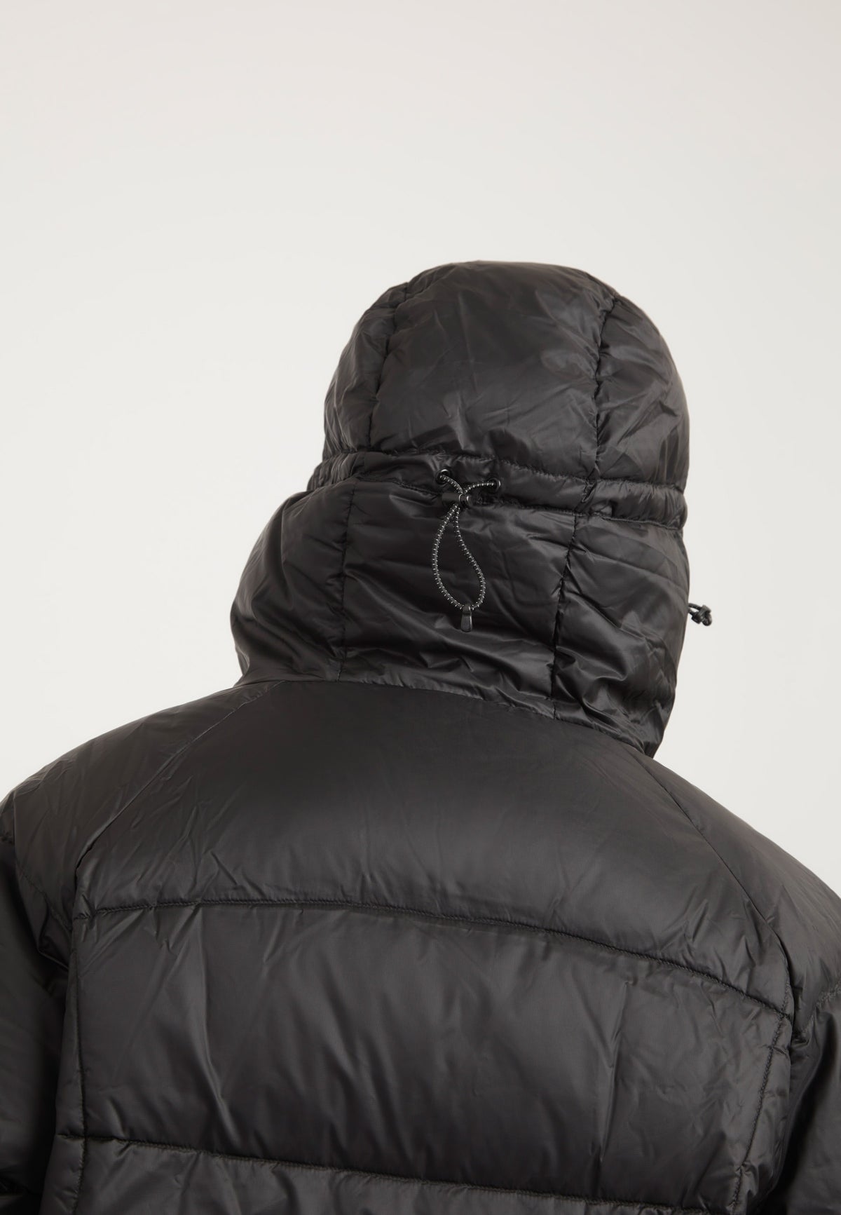Bubble Jacket Black detail shot by JACK1T