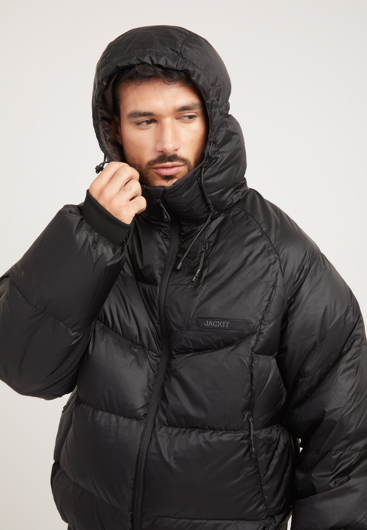 Bubble Jacket Black styled shot by JACK1T