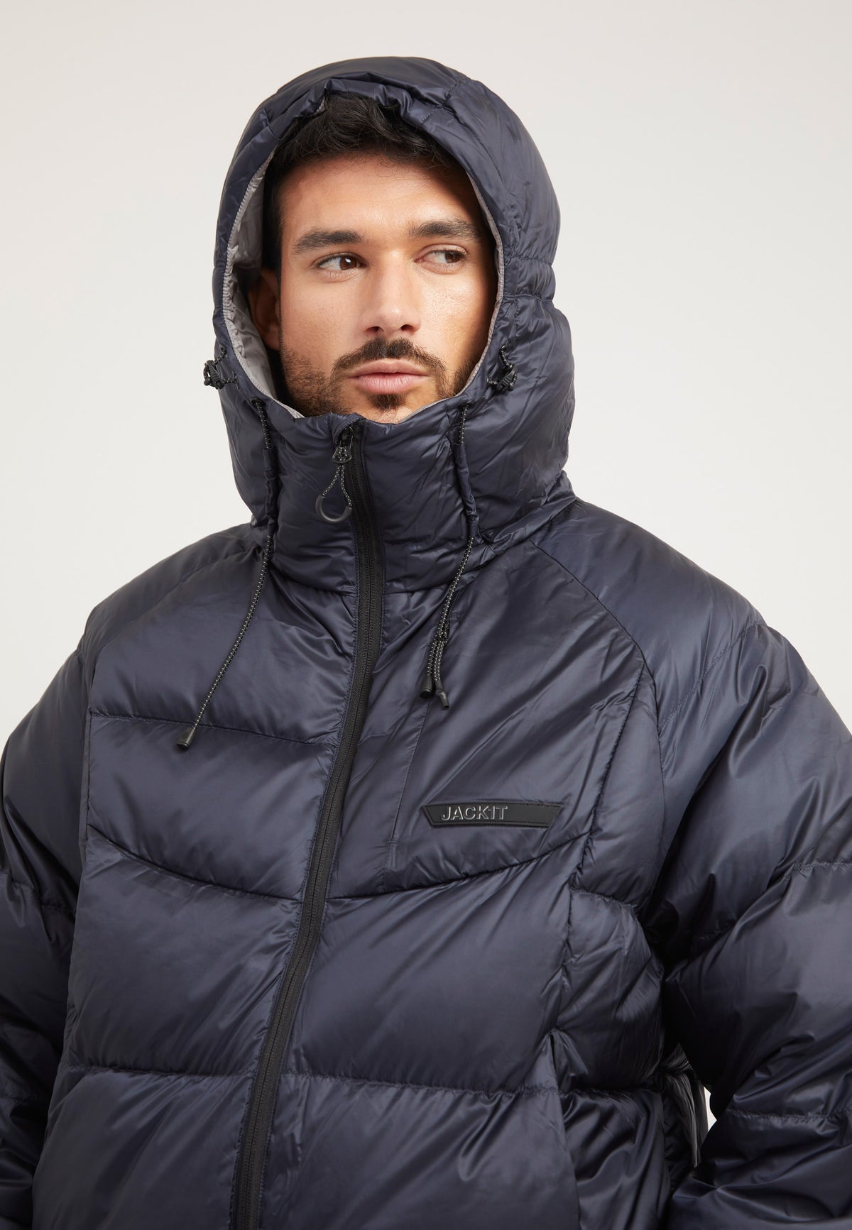 Bubble Jacket Navy styled shot by JACK1T