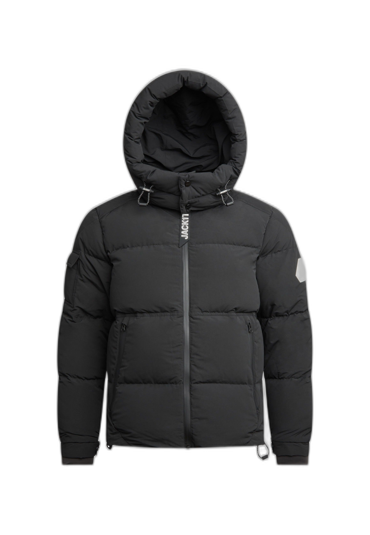 EZ Water Racer Matt Jacket Black flat lay cutout