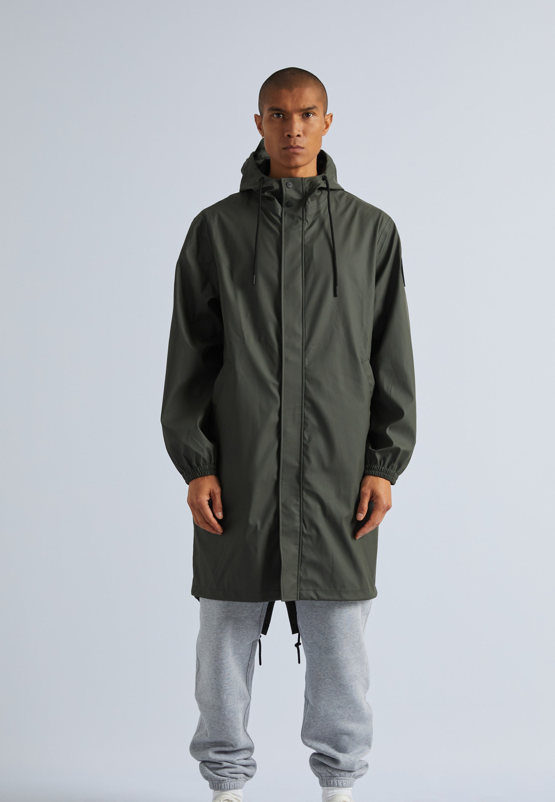 Long thin raincoat online