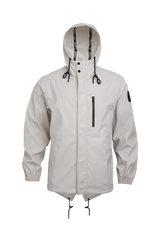 ELEMENTS Unisex Raincoat 2.0 Stone flat lay swatch