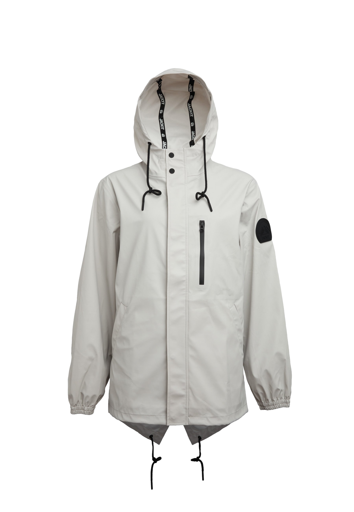 ELEMENTS Raincoat 2.0 Stone flat lay swatch