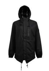 ELEMENTS Raincoat 2.0 Black lightweight weather protection jacket for men and women