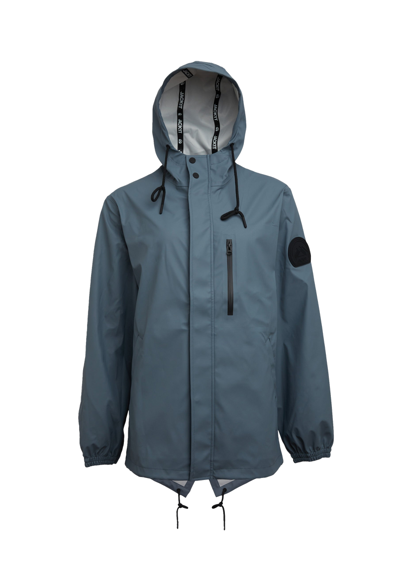 ELEMENTS Raincoat 2.0 Grey flat lay swatch