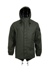 ELEMENTS Unisex Raincoat 2.0 Khaki for lightweight weather protection and comfort in unpredictable conditions.