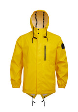 ELEMENTS Unisex Raincoat 2.0 Yellow displayed on a white background.