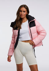 Diamond Down Alps Slick Crop Jacket