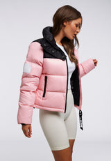 Diamond Down Alps Slick Crop Jacket