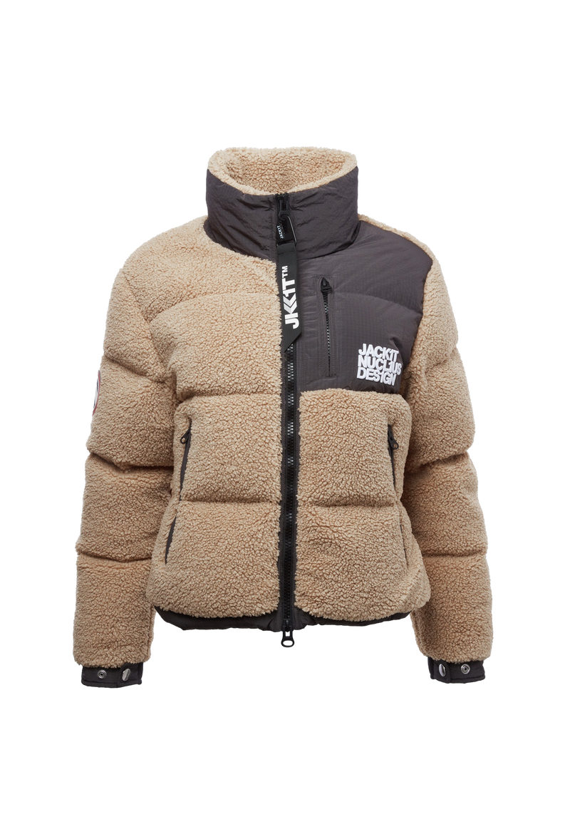 Expedition Sherpa Racer Down Jacket flat lay swatch