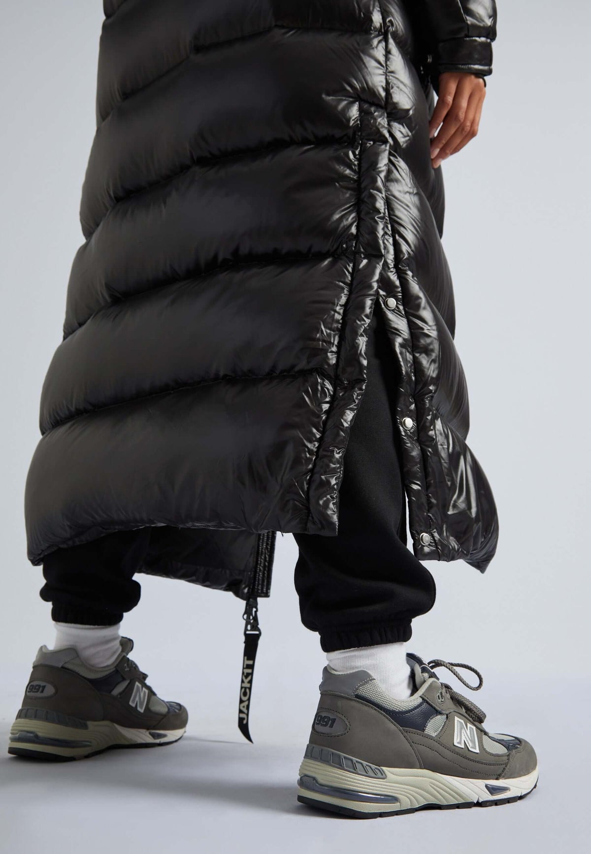 EZ Slick Ultra Long Down Coat Black by JACK1T