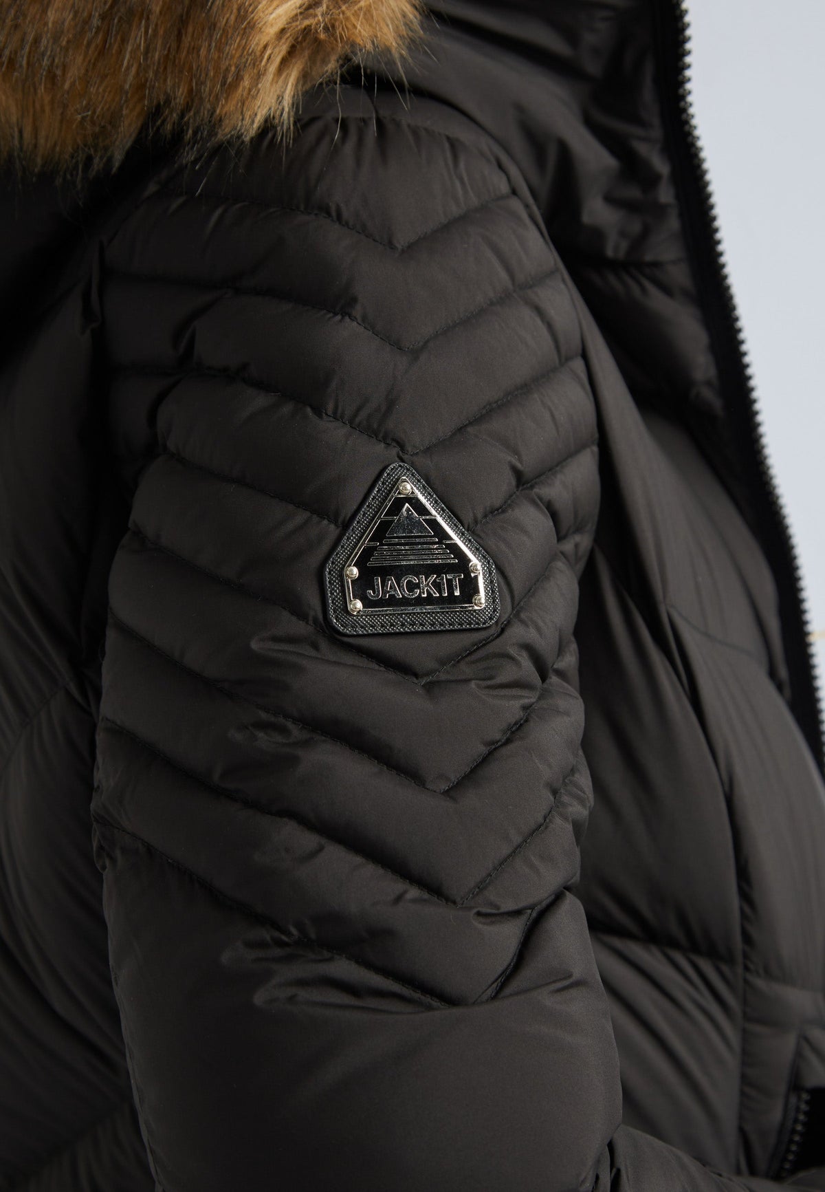 Vector Down Coat Black/Natural by JACK1T