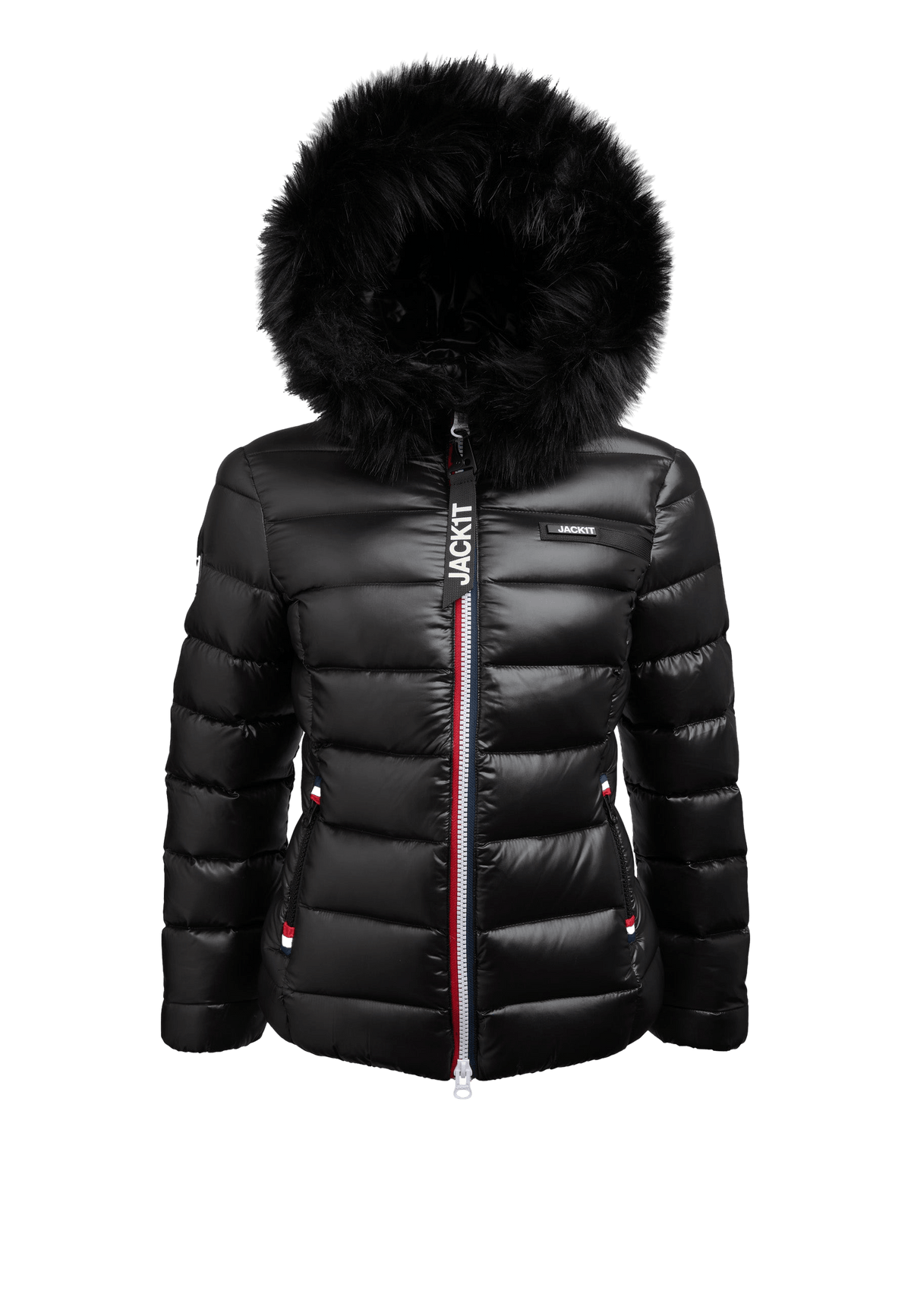 R3D Tricolore Zip Jacket Black flat lay swatch